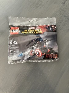 Lego Super Heroes Set #30447 Marvel Capitán América Motocicleta TOTALMENTE NUEVO SELLADO - Imagen 1 de 1