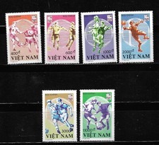 1994 VIETNAM IVERT SERIES 1462/67 - U.S.A. SOCCER WORLD CHAMPIONSHIP 94. MNH