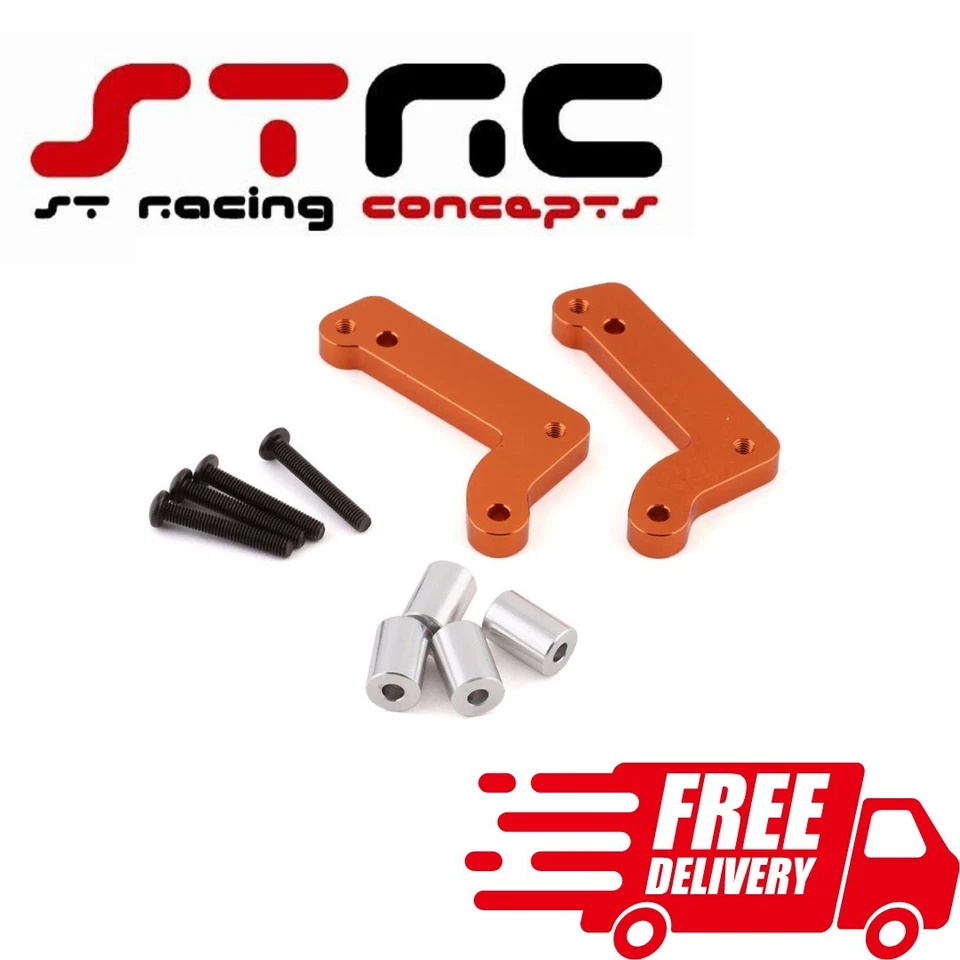 STRC Wheelie Bar Adapter Kit Team Associated Drag Car DR10 Truck STC71071AO - Image 1 of 1