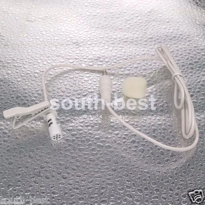 White Laptop Lapel Lavalier Mic Microphone Wireless System Accessories 3.5mm  - Image 1 of 4