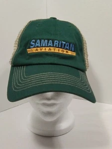 Vintage Samaritan Aviation Trucker Hat By Sportsman - Picture 1 of 6
