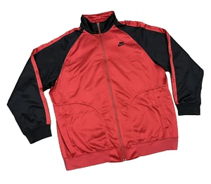 VTG Nike Track Jacket Mens XL Got The Block On Lock Air Force 1s Gray Tag Y2K - Picture 1 of 11