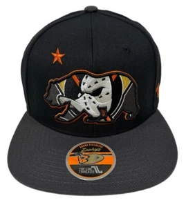 Zephyr NHL Anaheim Ducks RARE "Cali-Duck" Flat Bill SnapBack Hat BRAND NWT - Picture 1 of 5