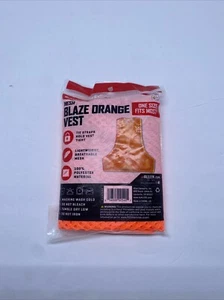 Allen Company Mesh Hunting Vest One Size Fits Most Blaze Orange New In Package - Picture 1 of 2