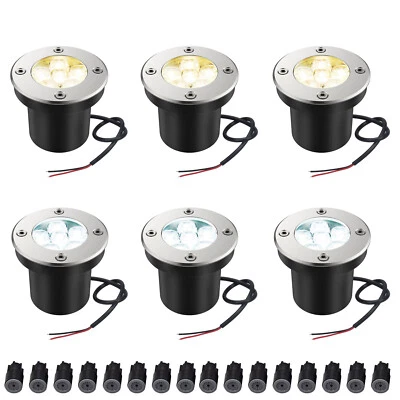 JESLED LED In-Ground Lights 5W Garden Landscape Outdoor Lighting Lawn Lamps Up-light