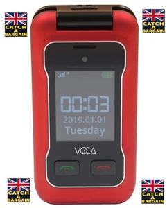 VOCA V530 3G Senioren Klapphandy Großtasten Hörgerät kompatibel (P26) - Bild 1 von 9