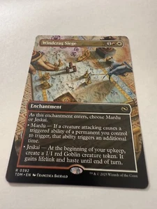 Windcrag Siege (Borderless) Tarkir: Dragonstorm Regular - Picture 1 of 3
