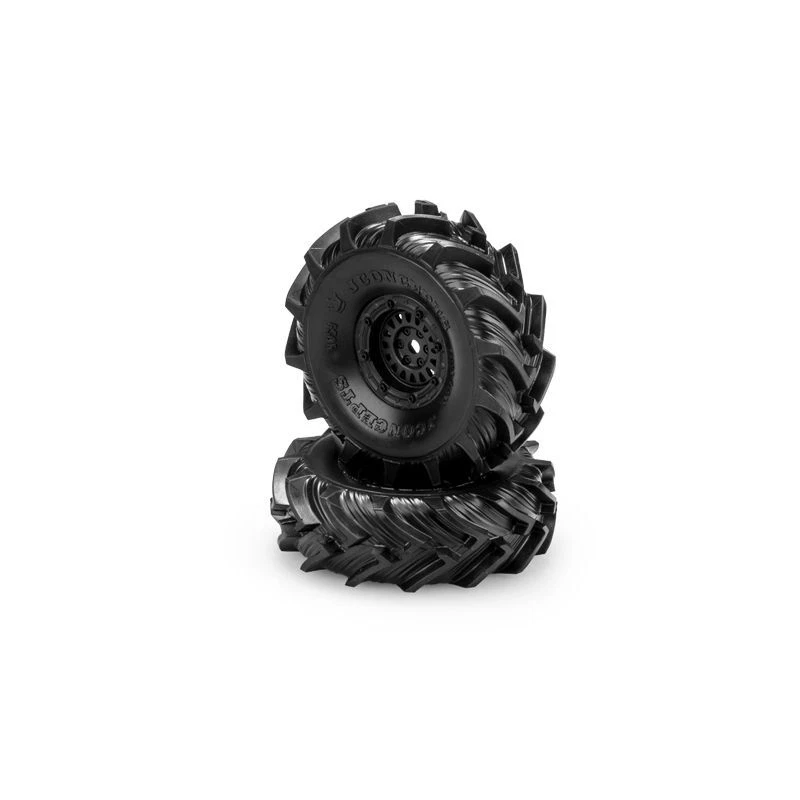 Jconcepts Fling Kings Green Tires PreMount FCX24 Smasher Crusher Wheel 405932913 - Image 1 of 1