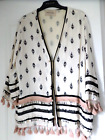 Lovely River Island Beach Cover Up Jacket Size M/L