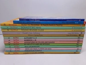 Lot Of 15 Books~ 8 Walt Disney Fun-To-Learn Library Books + 7 Other Disney Books - Imagen 1 de 20