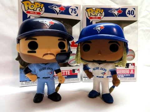 Vladimir Guerrero Jr and Bo Bichette,  Funko Pop Toy Figures, Toronto Blue Jays Cover