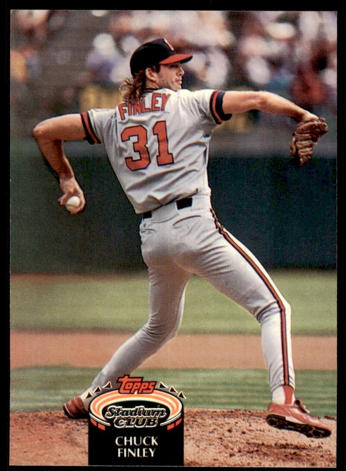 1992 Stadium Club Chuck Finley California Angels #315 - Image 1 of 2