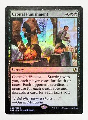 MTG Capital Punishment FOIL 040/221 Conspiracy Take the Crown LP - Image 1 of 2