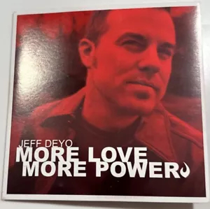 2 UNRELEASED RADIO REMIXES Sonicflood/Jeff Deyo “More Love More Power” 2002 CD! - Picture 1 of 6