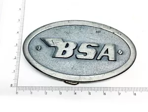 Hebilla de cinturón BSA logotipo de motocicleta Boy Nos Vintage Scouts plata Jamboree Max Scou - Imagen 1 de 12