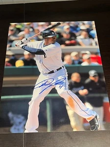 Austin Jackson Signed Autographed 11x14 Photo Tigers - Picture 1 of 2