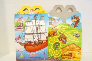 1994 Mc Donald's Happy Meal Box DISNEYLAND ADVENTURES Fantasmic and Splash Mtn - Picture 1 of 11