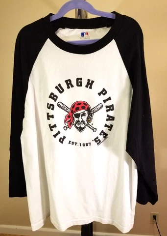 Pittsburgh Pirates MLB White Roberto Clemente #21 Youth Medium Long Sleeve Shirt Cover