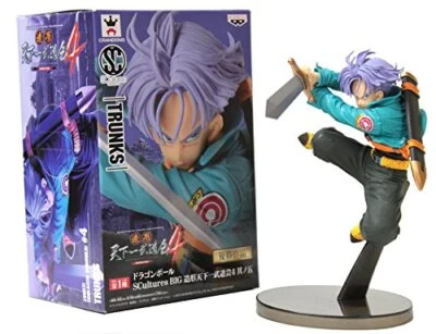 Figura de acción Banpresto Dragon Ball Z Scultures 49090 4' Future Trunks Foto 1 de 4