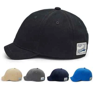 Berretto baseball corto tesa morbida regolabile lavato lavoro vintage casual cappello uomo - Foto 1 di 29