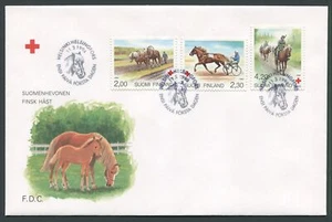 Finland W21 FDC 1994 - Horses - RED CROSS - Picture 1 of 1