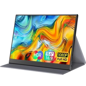 ForHelp F156P1 15,6" 1080P Tragbarer Monitor FHD USB-C Typ-C für Laptop, PC, Mac.. - Bild 1 von 16