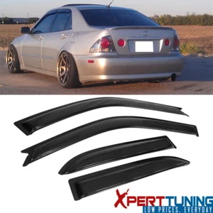 Fits 01-05 Lexus IS300 Sedan Window Visors Vent Rain Guard 4PCS - Picture 1 of 11