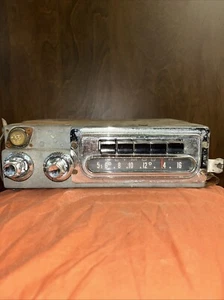 Mopar 860 Radio Plymouth Atomic Knobs With Presets With Chrome bezel Damaged - Picture 1 of 21