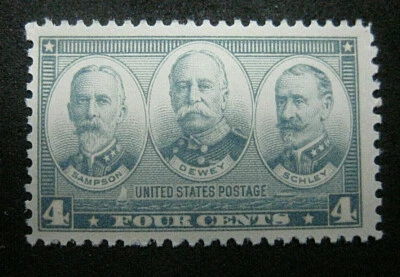  US 1937 SC# 793 Navy "Sampson, Schley & Dewey" 4 CENT VF  MNH OG - Image 1 of 3