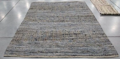 Tapete de fios soltos NATURAL/AZUL 8' X 10', preço reduzido 1172718439 CAP353A-8 - Imagem 1 de 4