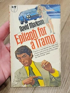 Epitaph for a Tramp David Markson RARE COVER Belmont Tower Book 1974 First Print - Picture 1 of 14