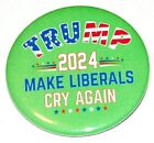 2024 DONALD J. TRUMP campagne pinback bouton MAKE AMERICA GREAT AGAIN MAGA