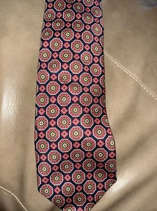 Corbata de cuello Brooks Brothers Makers azul geométrico multicolor ondulada HOMBRE - Imagen 1 de 3