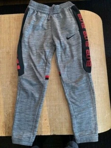 Nike Elite Big Kids' Basketball Pants - Size M - Light Grey - Picture 1 of 5