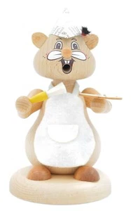 Kuhnert - Auténtico Montes Metálicos Hámster Fumador, Figura, Hombre 13 cm - Pintor - Imagen 1 de 8