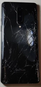 OnePlus 8 128GB IN2017 For Parts Only - Cracked & Faulty Phone #633B Non-working - Foto 1 di 3