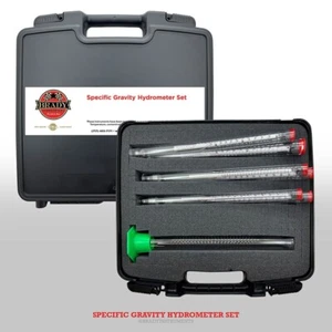Professionelles spezifisches Gewicht Hydrometer Kit .800-2.000 60 ° F. Labortestset - Bild 1 von 1