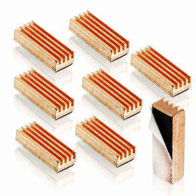 AABCOOLING Ram Heatsink 4 - Satz von 8 VGA RAM Speicher Kupfer Kühlkörper - Bild 1 von 4