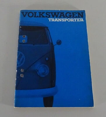 Manual de instrucciones / Manual VW Bus / Transporter T1 de 02/1963 Foto 1 de 4