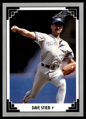 1991 Leaf Dave Stieb Toronto Blue Jays #96 - Image 1 of 2