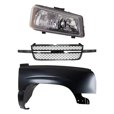 Fender Kit For 2003-2006 Chevrolet Silverado 2500 HD Silverado 3500 Front Right - Image 1 of 4