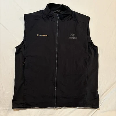 Arcteryx Vest Mens 2XL Black Atom LT Full Zip Insulated Outdoor Hiking - Image 1 of 4