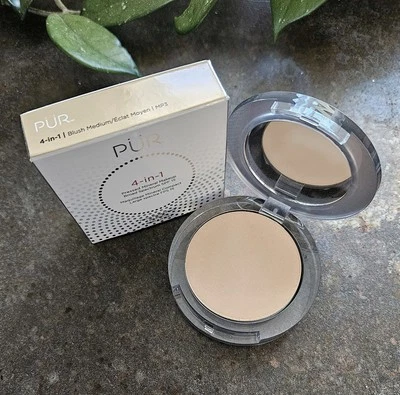 (2) Pur BLUSH MEDIUM MP3 4-in-1 Pressed Mineral Makeup BS SPF 15 .28oz. ea. - Image 1 of 4