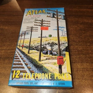 KIT TREN MODELO HO POSTES TELEFÓNICOS ATLAS, caja dice 12 pero hay 35 - Imagen 1 de 3