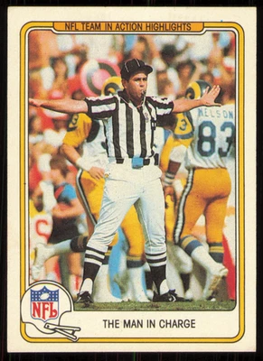 1982 Fleer Team Action #78 The Man in Charge Los Angeles Rams - Image 1 of 2