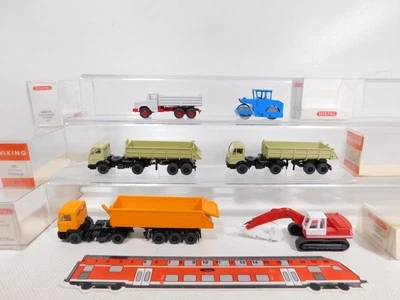 6X Wiking H0 1:87 Kipper Ecc 0424 Magirus 650 660 676 677 MB Mint+Box #DP514-0,5 - Immagine 1 di 4