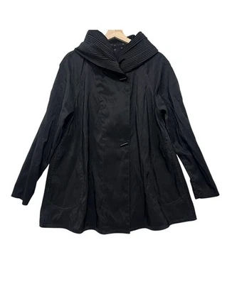 Mycra Pac теперь Donatella плащ с капюшоном двусторонний черный горошек размер 2 (M/L) - Изображение 1 из 4