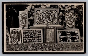 Native American Indian Artifact Collection Amsterdam NY Montgomery Co RPPC N15 - Picture 1 of 3