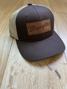 Wrangler Netzrücken Mütze Einheitsgröße verstellbar braun neu mit Etikett - Bild 1 von 3