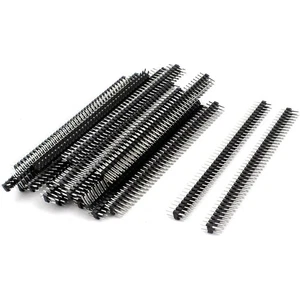 5x Tira de Pines Macho Doble Fila 2x40 (80 Pines) Paso 2.0mm Divisible - Bild 1 von 5